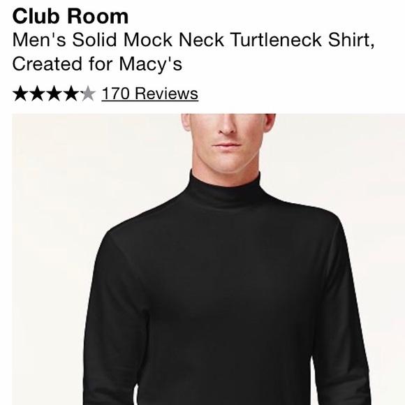 club room mock turtleneck